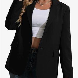 Amazing Lace Women's Black Tailored Blazer